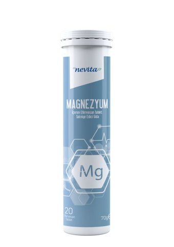 Eznevita Magnezyum Yetişkin Mineral 20 Adet