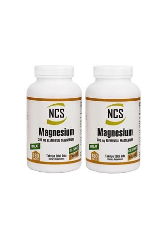 Ncs Magnesium Bisglisinat Yetişkin Mineral 2x180 Adet