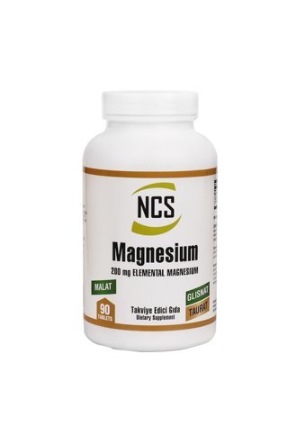 Ncs Magnesium Malat Glisinat Taurat Yetişkin Mineral 3x90 Adet