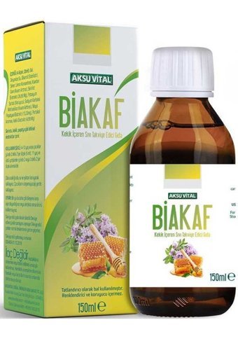 Aksu Vital Biakaff Portakallı Yetişkin Mineral 150 ml