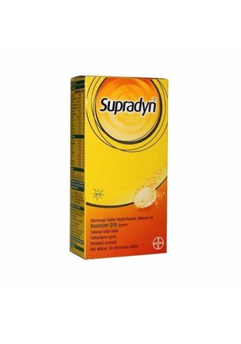 Bayer Supradyn-All Day Portakallı Yetişkin Mineral 30 Adet