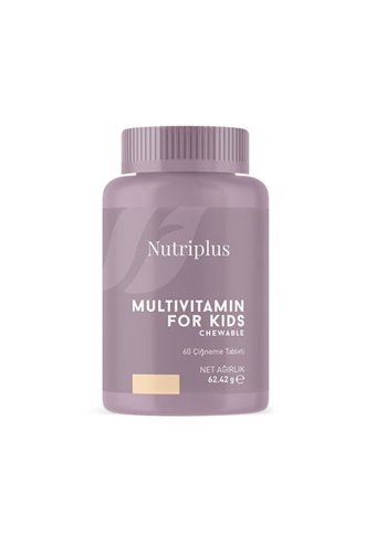 Farmasi Nutrıplus Çilek Çocuk Vitamin Mineral 60 Adet