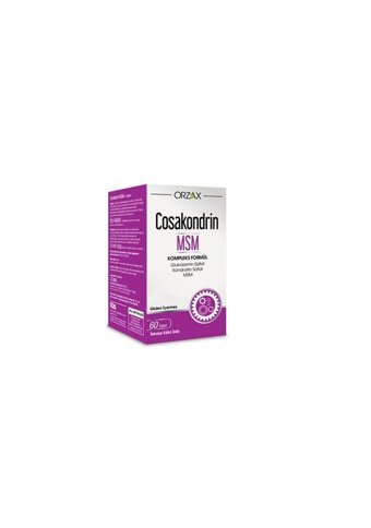 Orzax Cosakondrin Msm Yetişkin Mineral 60 Adet