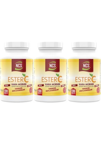 Ncs Ester C Kara Mürver Turunçgil Yetişkin 3x180 Adet