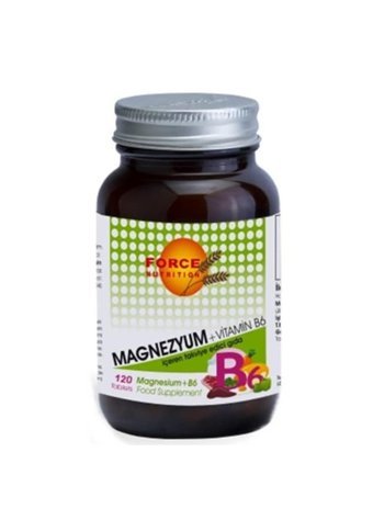 Force Nutrition Magnezyum Vitamin B6 Yetişkin 120 Adet