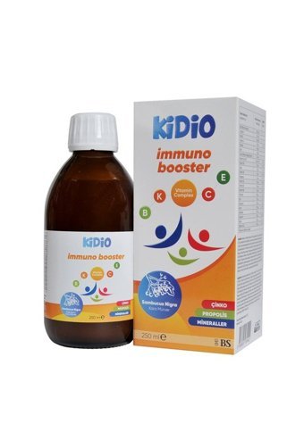 Immuno Booster Kidio Vitamin C Kara Müreverli Çocuk Vitamin 250 ml