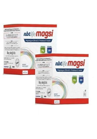 Nbt İlaç Magsı Yetişkin Mineral 2x90 Adet