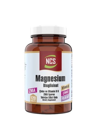 Ncs Magnesium Bisglisinat Yetişkin 120 Adet + Hap Kutusu