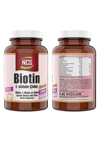 Ncs Biotin-D3 K2 Yetişkin 180 Adet