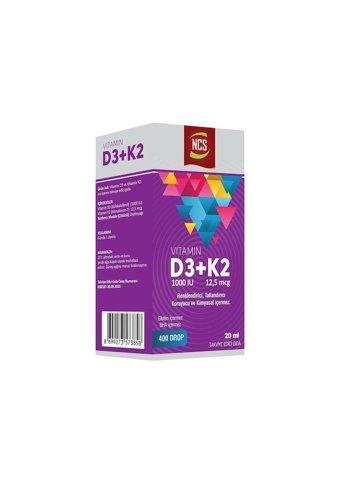 Ncs Biotin-D3 K2 Yetişkin 180 Adet