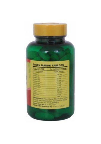 Vitapol B Complex Yetişkin 3x100 Adet