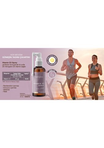 Nutriplus Vitamin D3 Limon Yetişkin 20 ml