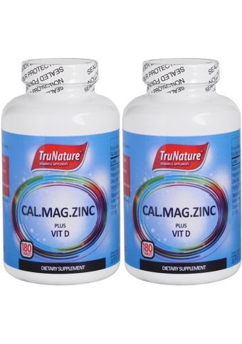True Nature Cal.Mag.Zınc Plus Vıt D Yetişkin 2x180 Adet