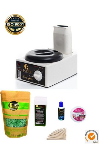 Ege Sir 2+1 Ağda Makinesi + Azulen Ağda + Boncuk Ağda + Azulen Kartuş Ağda + Ağda Sonrası Yağ + 10Metre Bez + 5xSpatula