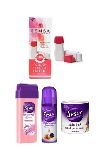 Sesu Semsa 1+1 Roll-On Ağda Makinesi