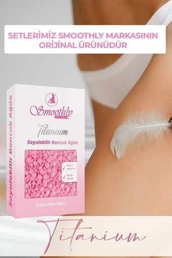 Smoothly 1+1 Boncuk Ağda Makinesi + 2xBoncuk Ağda + Karınca Yağı + 4xTemizleme Mendiil