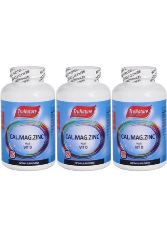 True Nature Cal.Mag.Zınc Plus Vıt D Yetişkin 3x180 Adet