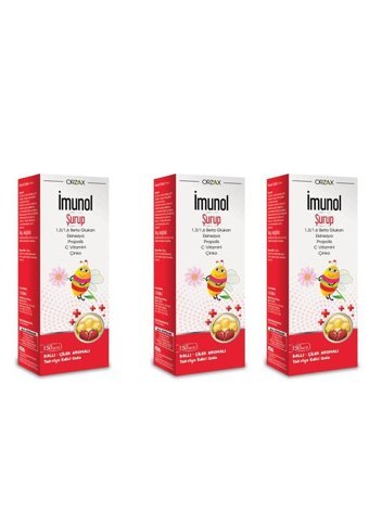 Orzax İmunol Ballı Çilekli Yetişkin Mineral 3x150 Adet