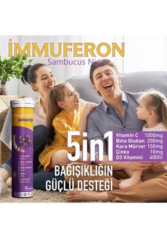 Kuazar İlaç Sambucus Nigra Kara Mürver Yetişkin 20 Adet