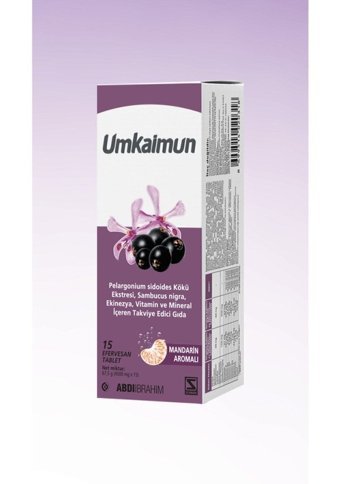 Abdi İbrahim Umkaimun Mandarinli Karamürverli Yetişkin Mineral 15 Adet