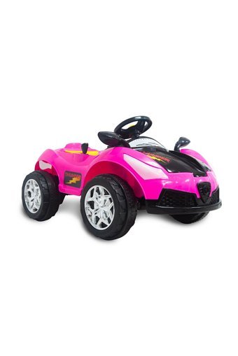 Uj Toys 12 V Üstü Açık Tek Kişilik Akülü Araba Pembe