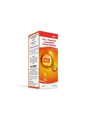 Nbt İlaç Vitamin D3 Yetişkin 20 ml
