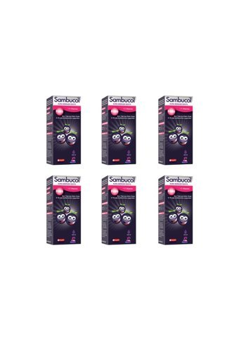 Sambucol C Vitamini Kara Mürver Özütü Çocuk Vitamin Mineral 6x120 ml