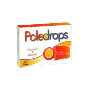 Pharma Poledrops Portakal Yetişkin 24 Adet