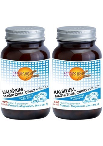 Meka Nutrition Kalsiyum Yetişkin 2x120 Adet