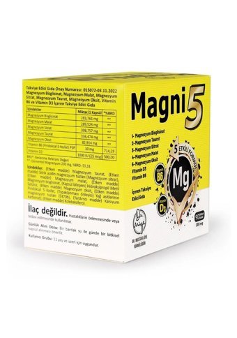Magni 5 Etkili Form Yetişkin 90 Adet