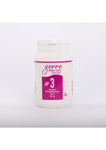 Zerre Doku Tuzu Schüssler 3 Yetişkin Mineral 400 Adet