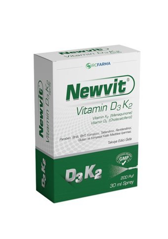 Newvit Vitamin D3K2 Yetişkin 30 ml