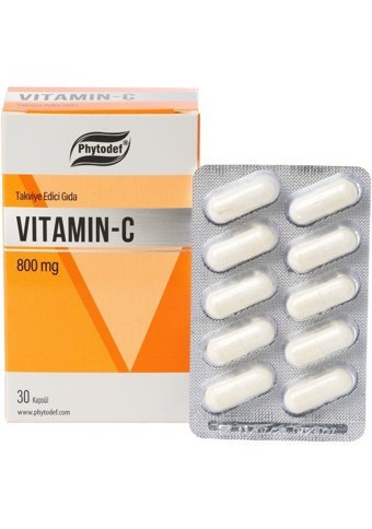 Phytodef Vitamin C Bitkisel Yetişkin 30 Adet