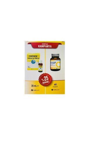 Osende C Vitamini-D3 Yetişkin 60 Adet