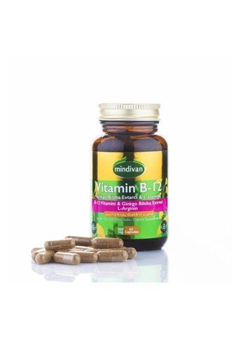 Mindivan Vitamin B12 Ginkgo Bilboa Yetişkin 60 Adet