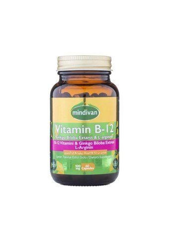 Mindivan Vitamin B12 Ginkgo Bilboa Yetişkin 60 Adet