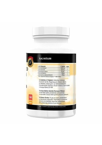 Flxhidrolize Hydrolyzed Collagen Yetişkin Mineral 180 Adet