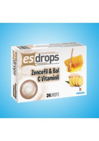 Esdrops C Vitamini Zencefil Bal Yetişkin 24 Adet