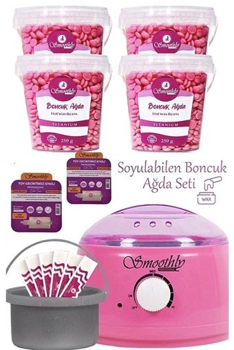 Smoothly 2+1 Ağda Makinesi + Tüğ Geciktirme Etkili Yağ Spatula