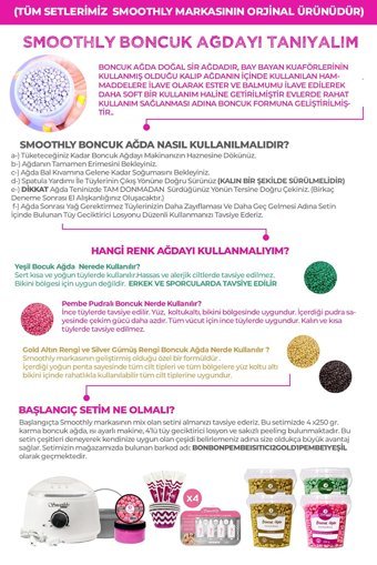 Smoothly 2+1 Ağda Makinesi + Tüğ Geciktirme Etkili Yağ Spatula