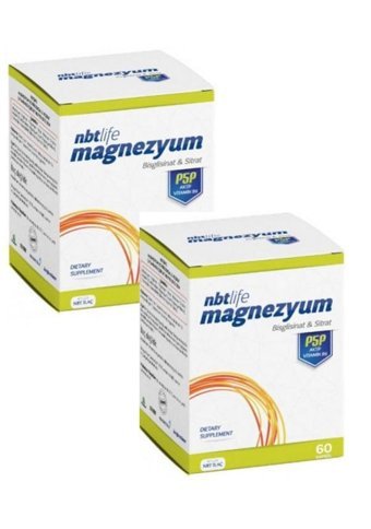 Nbt İlaç Magnezyum Yetişkin Mineral 2x60 Adet