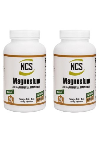 Ncs Magnesium Malat Glisinat Taurat Yetişkin Mineral 2x180 Adet