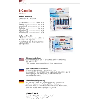 Dmp Yeşil Elma Aromalı L-Karnitin 42 Shot