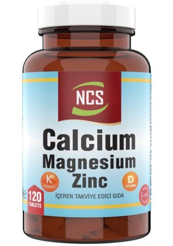 Ncs Ester C Kara Mürver Turunçgil Yetişkin 2x120 Adet + Kalsiyum Magnezyum Çinko 120 Tablet