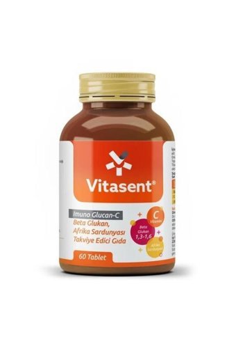 Vitasent Imuno Glucan-C Yetişkin Mineral 60 Adet