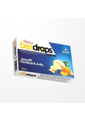 Balen Bee Drops 4 Çeşit Meyan Kökü Portakal Yetişkin 24 Adet