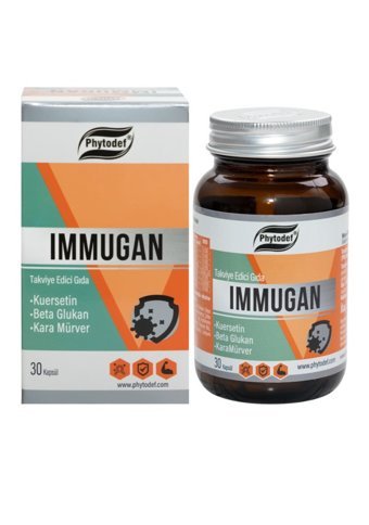 Phytodef Immugan Kara Mürver Yetişkin Mineral 30 Adet