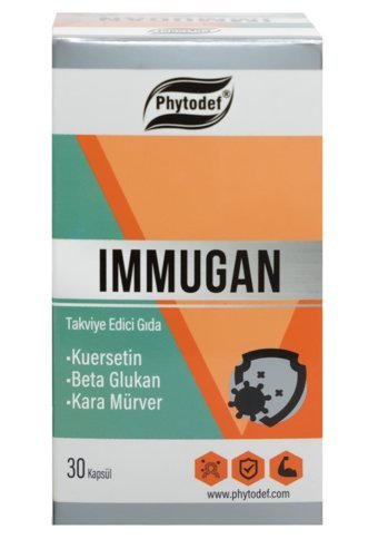 Phytodef Immugan Kara Mürver Yetişkin Mineral 30 Adet