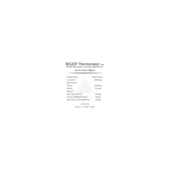 Bigjoy Sports Thermonator Portakal Aromalı L-Karnitin 12 Shot