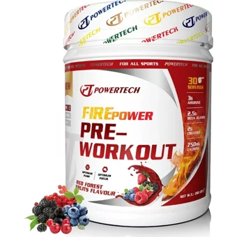Powertech Karadut Aromalı L-Karnitin 1000 ml Sıvı + Firepower Pre-Workout Orman Meyveli 390 gr Toz